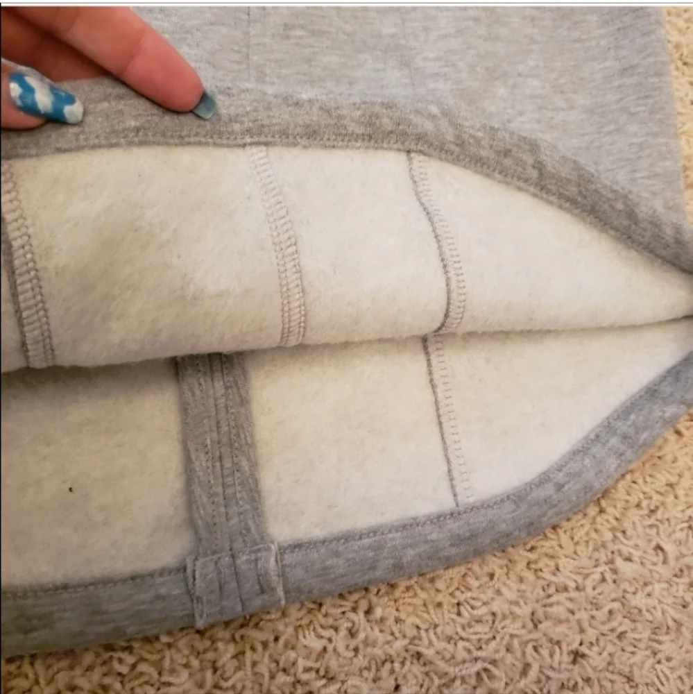 Peace Love World Skirt Fleece Lined Gray Size XS Brand New With Tags